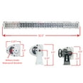 thumbnail image 2 of OZ-USA® White 4D 180w 30 inch Light bar spot flood combo LED off road 4x4 4wd race truck, 2 of 6