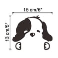 thumbnail image 2 of Baohd Cute Pet Dog Black Wall Plug Decal Sticker Art Light Switch DIY Removable Mural Decoration, 2 of 6