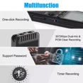 thumbnail image 5 of 32GB Digital Recorder Voice Activated Recorder w/ Playback for Lectures Meetings, 5 of 7