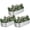 Silver, variant on INNO STAGE Raised Garden Bed Kit Oval Rustproof Metal 3 Pack 4x2x1ft