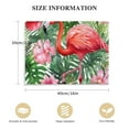 thumbnail image 2 of Nawypu  Flamingo Canvas Wall Art Floral Pictures Tropical Plant Prints Green Palm Pictures for Bathroom Bedroom Wall Decor, 2 of 5