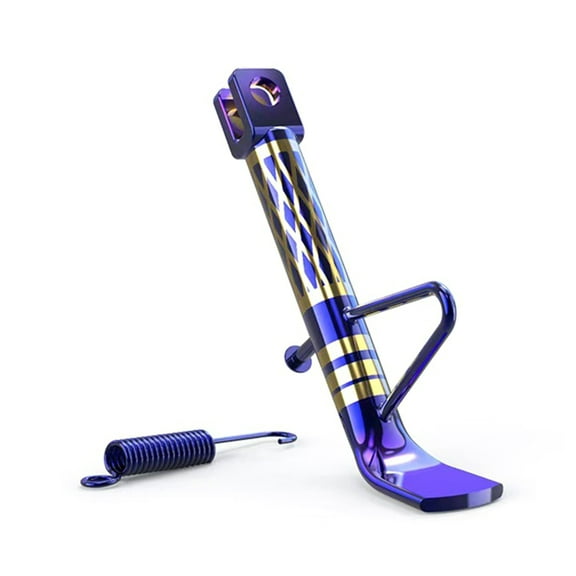 ZYHARUKO ATV Motorbike Universal Adjustable Kickstand Side Stand Holder Parking Rack Support Foot Scooter E-Bike Sidestand Holder