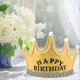 thumbnail image 2 of 1pcs DIY Cute Handmade Birthday Party Hats Illuminate Crown Cap (Yellow), 2 of 5