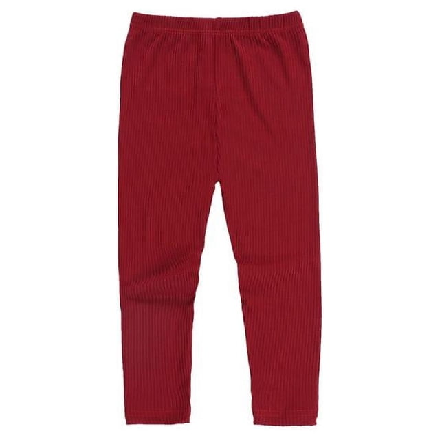 Leggings ajustados de invierno para niñas pequeñas, pantalones elásticos y cálidos
