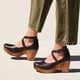thumbnail image 1 of Zapatos de plataforma poco profundos con tacón grueso y tacón alto con hebilla informal para mujer Wmkox8yii shjk6237, 1 of 5