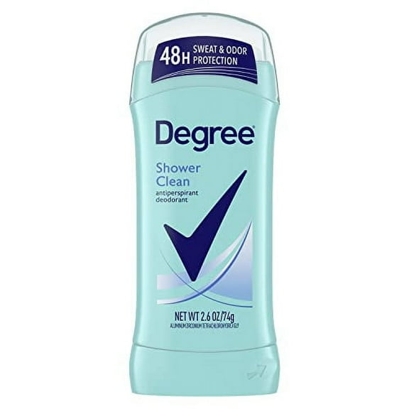Degree Original Antiperspirant Deodorant Shower Clean 48-Hour Sweat & Odor Protection Antiperspirant for Women 2.6 oz