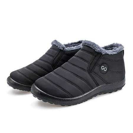 

Womens Winter Snow Boots Faux Fur Lined Warm Ankle Boots Waterproof shoes for women