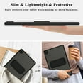 thumbnail image 3 of ELEHOLD For Samsung Galaxy Tab S10FE/S10/S9FE Military Garde Protection Case Slim Rugged Cover, with Built-in Kicksatnd, Lens/Screen Edge Protection, Black, 3 of 7
