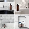 thumbnail image 4 of 4 PCS Plastic Lotion Dispenser Pump Bottles PET Lotion Shampoo Shower Gel Hand Cream 500ML Transparent Brown, 4 of 4