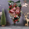 thumbnail image 4 of 2x Botín de de Navidad para puerta, pared, ventanas, corona colgante para vacaciones en casa, decoración de fondo, 4 of 9