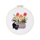 thumbnail image 2 of Kit de Bordado de Gato para Principiantes Kit de Bordado a Mano Floral Botánico Moderno con Patrones, 2 of 2