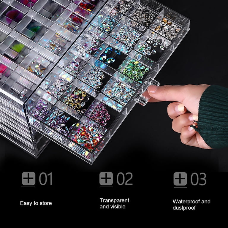 Adjustable Rack Finger Finger Nail Polish Rack