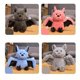 thumbnail image 3 of Peluche de peluche, juguete, peludo, regalos para niños, 9,5 pulgadas, azul pulgadas Afortunado Sencillez, 3 of 3