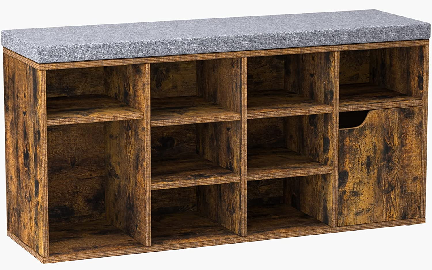 LGHM Entryway Shoe Bench, Shoe Storage, 3Tier Shoe Rack with