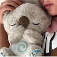 thumbnail image 5 of SLGHLSAHG Breathing Stuffed Animal Koala Stuffed Animal Sleeping Otter Plush Breathing for Sleeping with Sensory Details Music Lights Rhythmic Breathing Motion A12564, 5 of 7