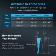 FIT KING Rechargeable Air Compression Recovery System, Full Leg Massage Boots for Circulation Improvement and Fast Recovery (Medium)