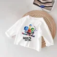 thumbnail image 5 of Camiseta de manga larga con estampado circular para niños y niñas, ropa de otoño, Tops de cuello redondo de dibujos animados de Anime, 5 of 5