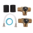 thumbnail image 2 of 12 Inch Hose Water Heater Kit, 2 Male Port Valves RV Water Heater Bypass Kit Stable Connection Rugged  for Yacht, 2 of 7