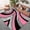 Multicolor 33, variant on Pink Black Grey Abstract Swirl Area Rug