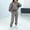 Gray D, variant on PEZHADA Fall Savings Women 2 Piece Outfits Sweatsuit Set Oversized Long Sleeve Hooded Sweatshirt with Pockets Drawstring Sweatpant Lounge Set Tracksuit Khaki