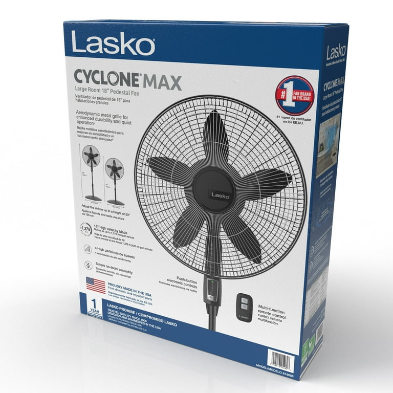 Lasko Cyclone Best Lasko Pedestal Fan Lasko Cyclone 18 Adjustable - Main Image
