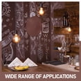 thumbnail image 3 of HOOWIFFY Retro Vinyl Records Wall Decor Lightweight Light Brown Poster for Party Spaces, 3 of 7