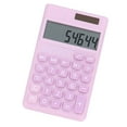 thumbnail image 1 of Calculators 8 Digit Solar Battery Dual Power Handheld Pocket Calculator with Large LCD Display Big Sensitive Button, 1 of 8