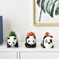 thumbnail image 4 of Clearance! Nomeni Plant Pots Ceramic Flowerpot Fleshy Potted Panda Flowerpot Cartoon Fleshy Creative Gardening Animal Flowerpot 1Pcs Garden Supplies, 4 of 5