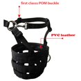 thumbnail image 2 of Horse Grazing Muzzle Comfort Lined Heavy Duty Waffle Nylon Equestrian Equipment with Hook and Loop Fastener Halter, 2 of 4