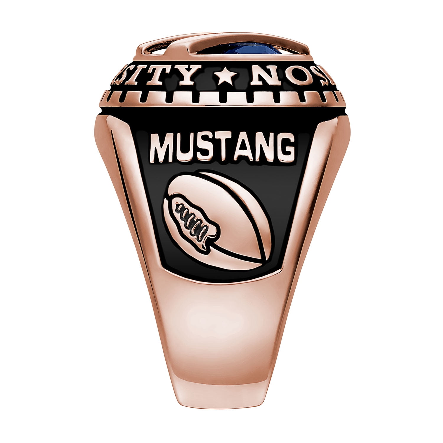 Order Now for 2025 Graduation, Freestyle Men's Silver Birthstone with Diagonal Bridge Class Ring Sterling Silver, Personalized, High School or College Graduation