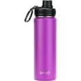 thumbnail image 2 of Drinco Water Bottle Double Wall Vacuum Insulated Stainless Steel, 22oz Deep Purple, 2 of 5