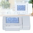 thumbnail image 4 of Projection Alarm Clock, LED Digital Clock with Temperature Humidity Test, 7 Language Calendar, 180 Rotation Display, 12H/24H Time System, Home Supplies, 4 of 7