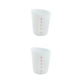 thumbnail image 2 of Billuyoard Taza medidora de 250/500ml, vaso graduado de café con leche, recipiente medidor de silicona para cocina de laboratorio 250ML 2piezas Billuyoard  CBP136775, 2 of 5