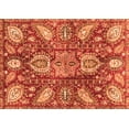 thumbnail image 1 of Ahgly Company Indoor Rectangle Abstract Orange Modern Area Rugs, 8' x 10', 1 of 4