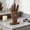 Coffee, variant on Qiopertar Wooden Hand Shape Ring Stand, Solid Wood Jewelry Display Organizer, Decorative Desktop Ring Holder for Home Office