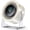 White, variant on Quiet Portable Desk Fan, 100-Level Digital Display Silent Table Fan with Turbo Airflow, 24H Battery Life, 3-Way Use Desktop Wall-Mounted Suspended