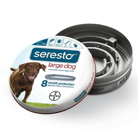 Seresto Flea and Tick Prevention Collar for Large Dogs, 8 Month Flea and Tick Prevention