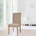 thumbnail image 2 of Fundas de silla de tela jacquard, estilo minimalista para comedor, protección total con material elástico impermeable, medio juego de 6 piezas, lavable y de fácil cuidado, ajuste flexible para uso en, 2 of 5