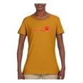 thumbnail image 3 of Dog Heartbeat | Paw Print EKG Lifeline | Veterinarian Vet Tech Dog Lover Womens T-Shirt, Gold, Small, 3 of 5