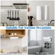 thumbnail image 5 of Soporte para toallas de papel debajo del gabinete de cocina, soporte para toallas de papel autoadhesivo o perforador, se pega en la pared para gabinetes de baño de cocina, acero inoxidable SUS304, pla, 5 of 5