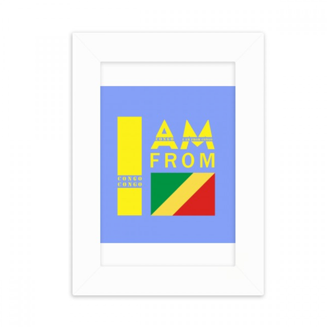 I Am From Congo Art Deco Fashion Desktop Photo Frame Picture Display Decoration Art Painting