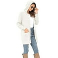 thumbnail image 6 of FOLUNSI Women's Hooded Long Sleeve Open Front Cardigan Long Sweaters with Pockets S-XL, 6 of 7