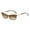 Brown, variant on Women Retro Round Sunglasses Summer Lightweight Vintage Shades UV Protection for Small Face Mirrored Fashion