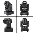 thumbnail image 6 of 2Pcs Moving Head 120W 8Gobo Stage Lighting RGBW LED DMX Beam Disco Party Light, 6 of 12