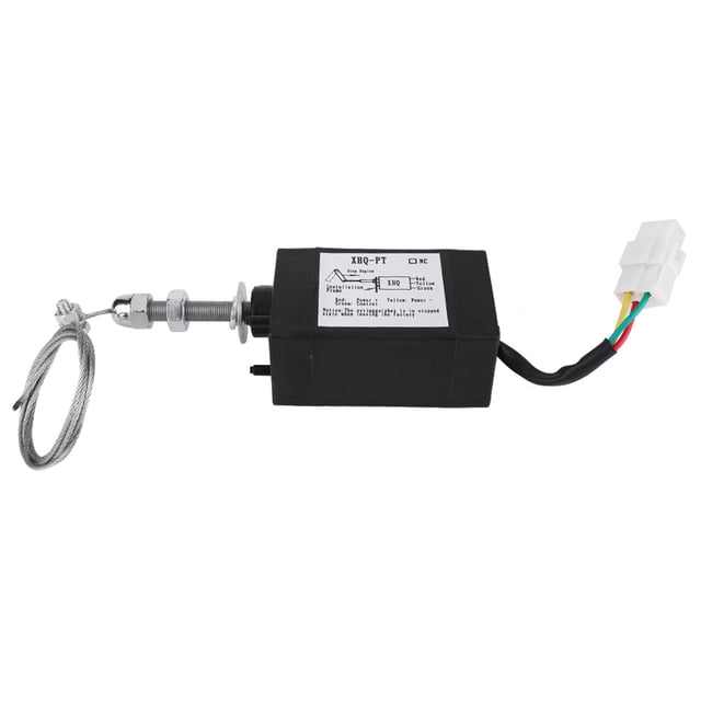 Pieza de solenoide de motor diésel, solenoide de motor en V de 12/24 V CC Válvula de motor diésel Funcionalidad versátil