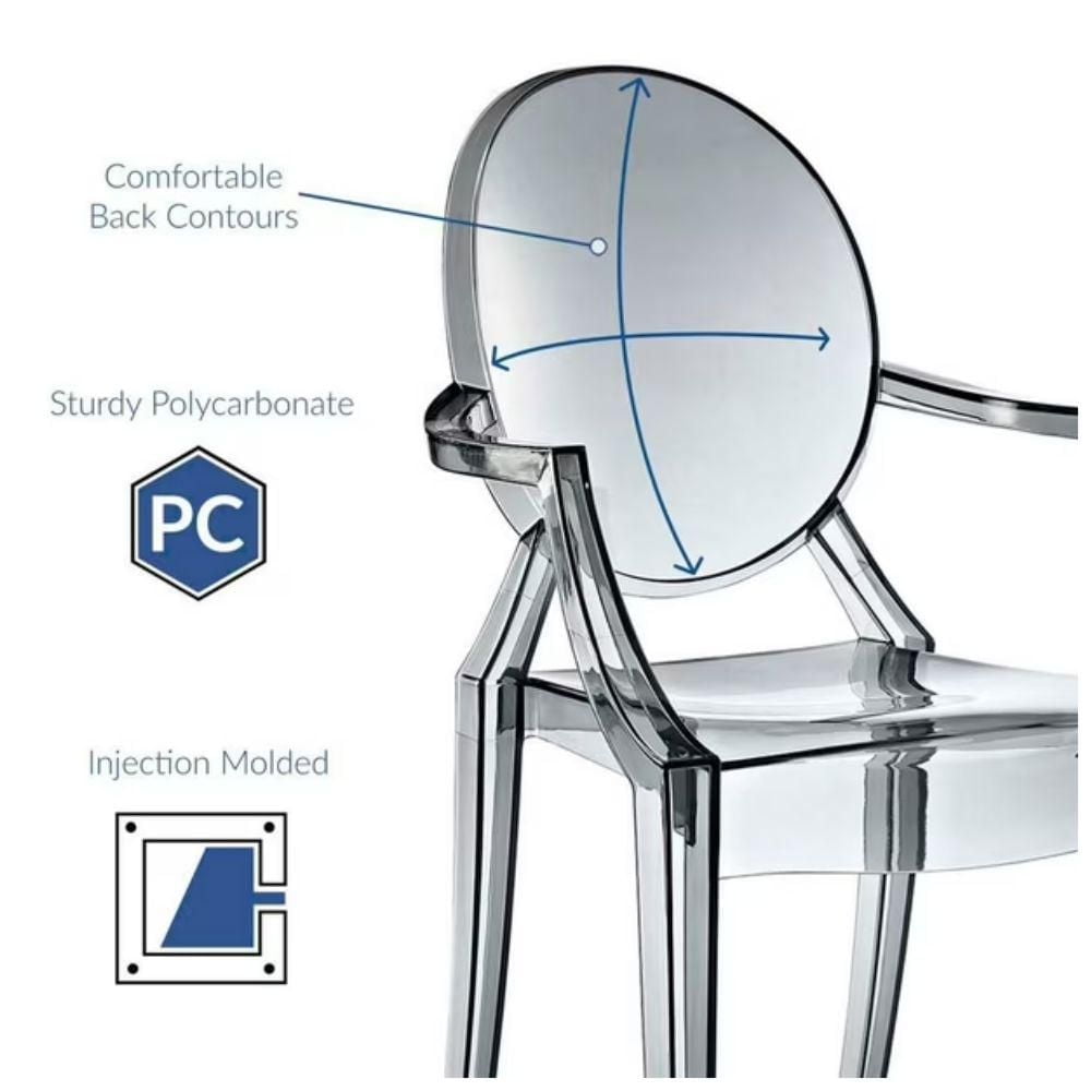 Fauteuil avec accoudoirs en plastique de la collection Heavenly