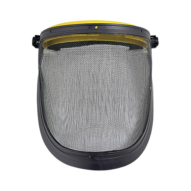 Casco seguro para silvicultura,Casco seguro para uso forestal con visera de malla ajustable,Cortadora de césped de jardín,casco seguro,sombrero protector,Máscara protectora facial de malla