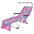 thumbnail image 3 of CAROOTU Beach Chair Towel Cover with Side Pockets Microfiber Sun Lounger Cover for, 3 of 6