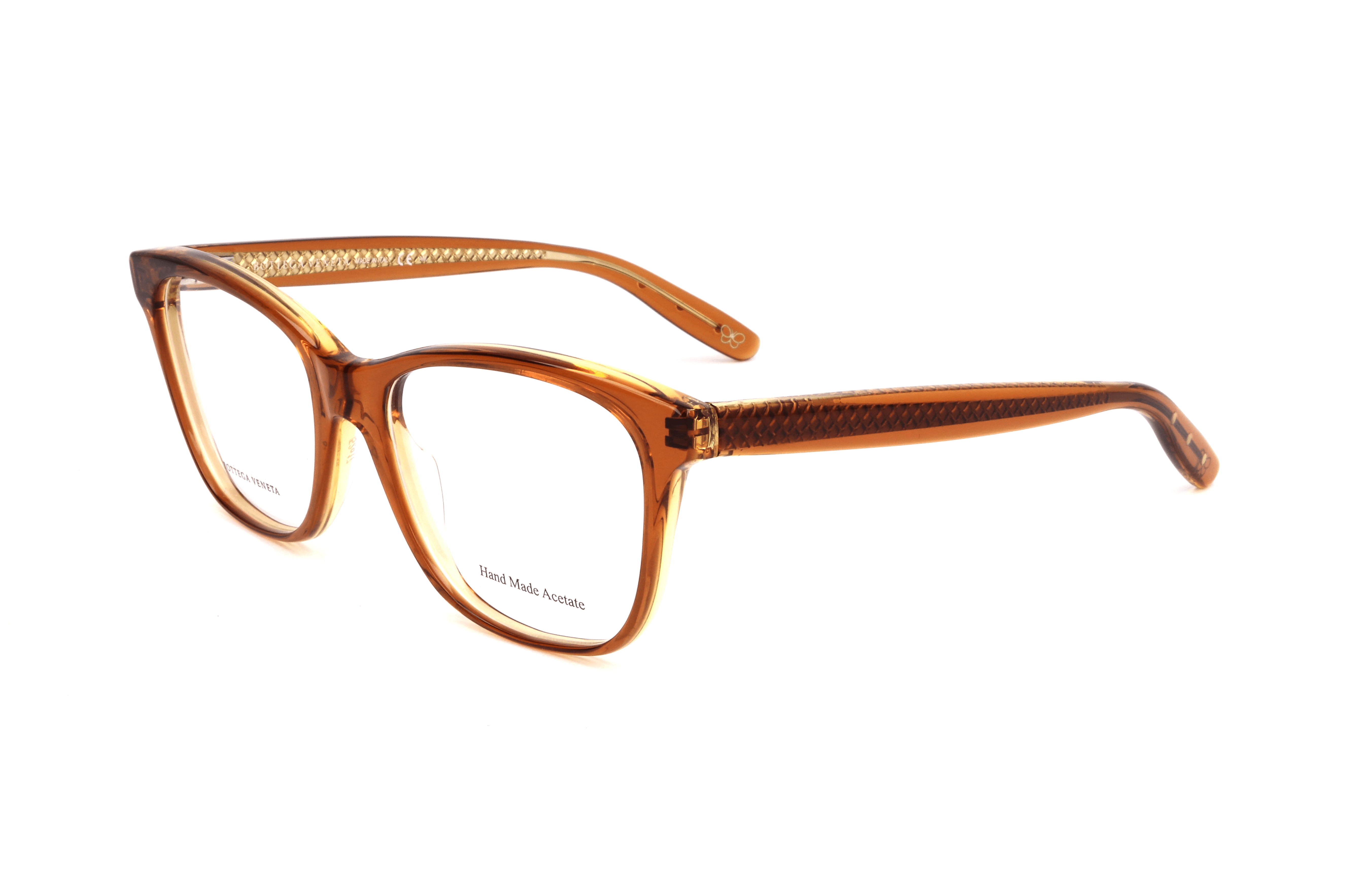 メガネ Bottega Veneta Glasses BV244 F2I Brown Translucent Bottega Veneta Women's Brown Eyeglasses Frame BV 244 Zambia