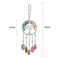 thumbnail image 3 of Hearth & Gear Bohemian Dreamcatcher Wall Hanging Handmade Light Tree Decoration For Home Bedroom Decorations String for Balloons Grapevine Garland with Berries Clear Stretch Cord .8mm 50 Ft Large, 3 of 6